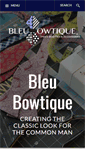 Mobile Screenshot of bleubowtique.com